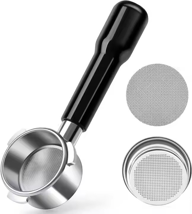BC-548 Wood Handle Stainless Steel Tail Section Coffee Machine Espresso