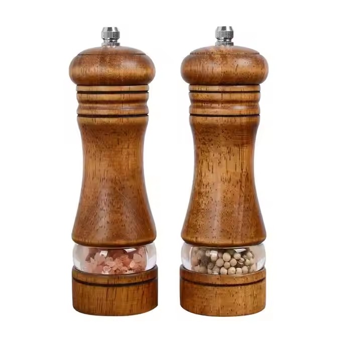 BW-1601 Wood Manual Pepper Grinder -6.5 inches
