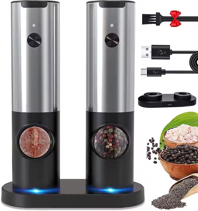 BC-17C Electric Pepper Grinder -USB Operation