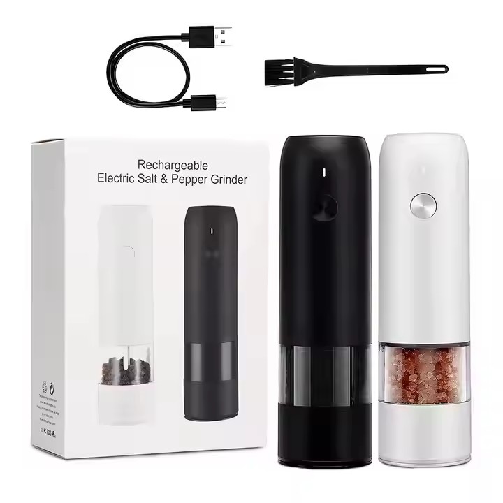Electric Automatatic USB Rechargeable Salt and Pepper Grinder