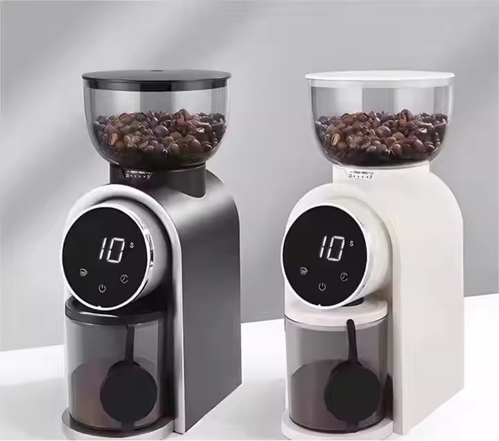 HB-683 Electric Coffee Grinder With 420 Stainless Steel CNC Core