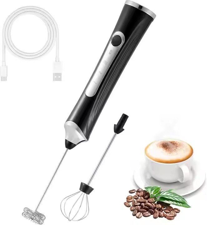 N USB Milk Frother with 2 Heads