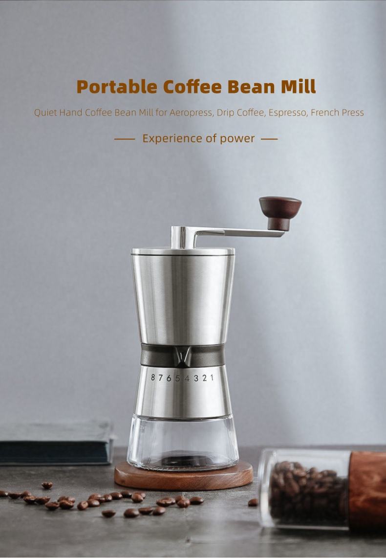 Hand - crank coffee grinder, unlock the ritual sense of hand - ground coffee.